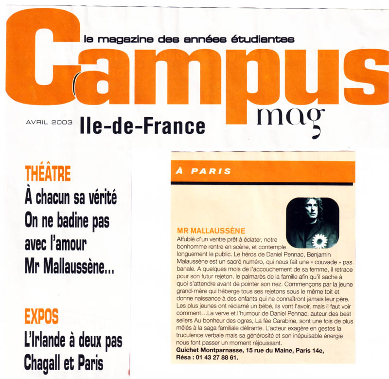 Campus Mag - Avril 2003