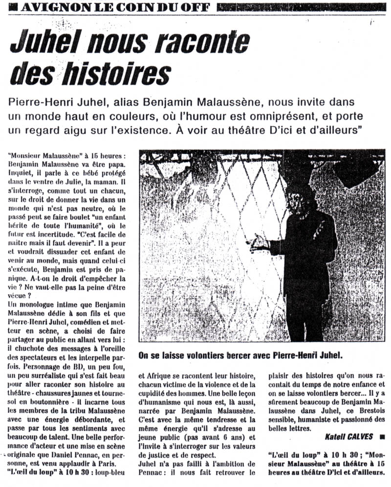 Le Dauphiné Vaucluse - 27 juillet 2003